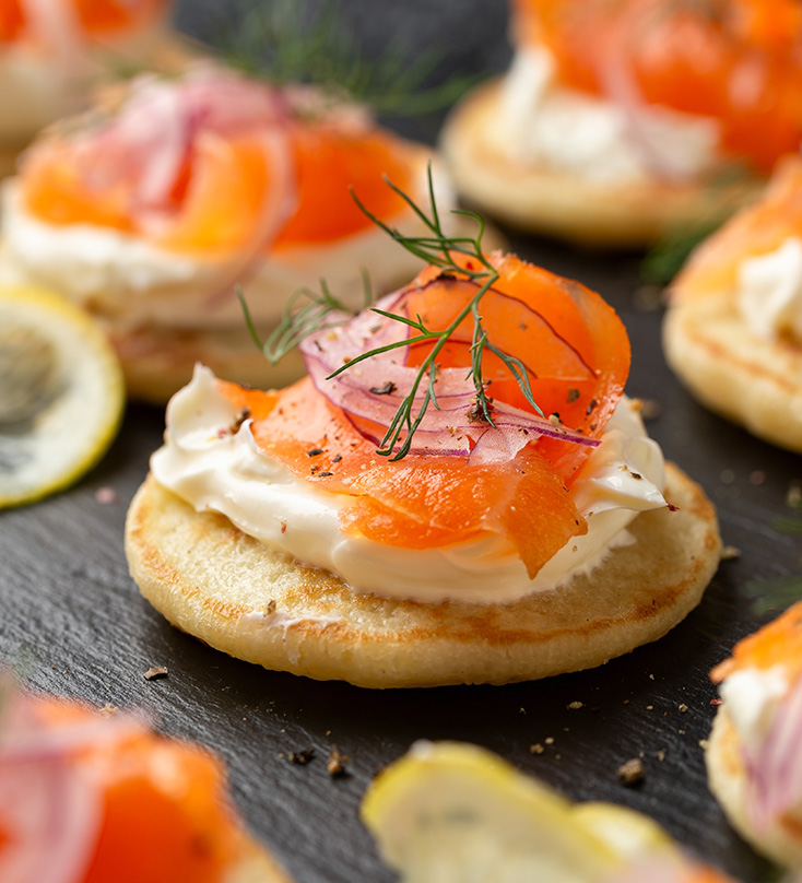 Canapés and drinks