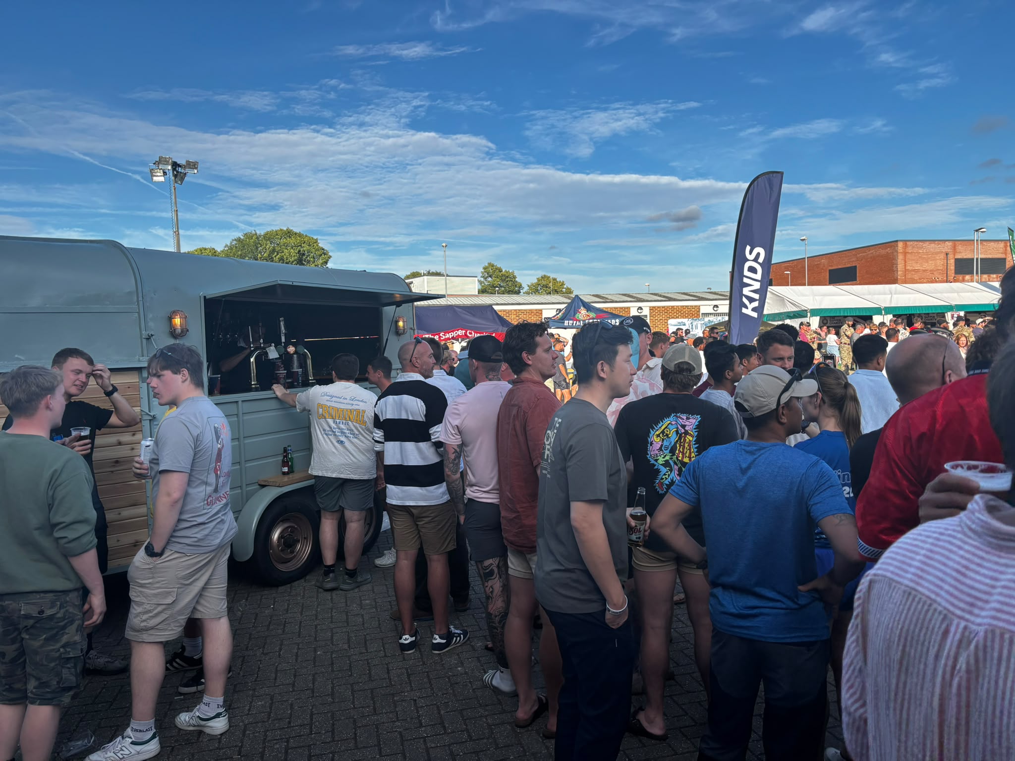 Outdoor event crowd