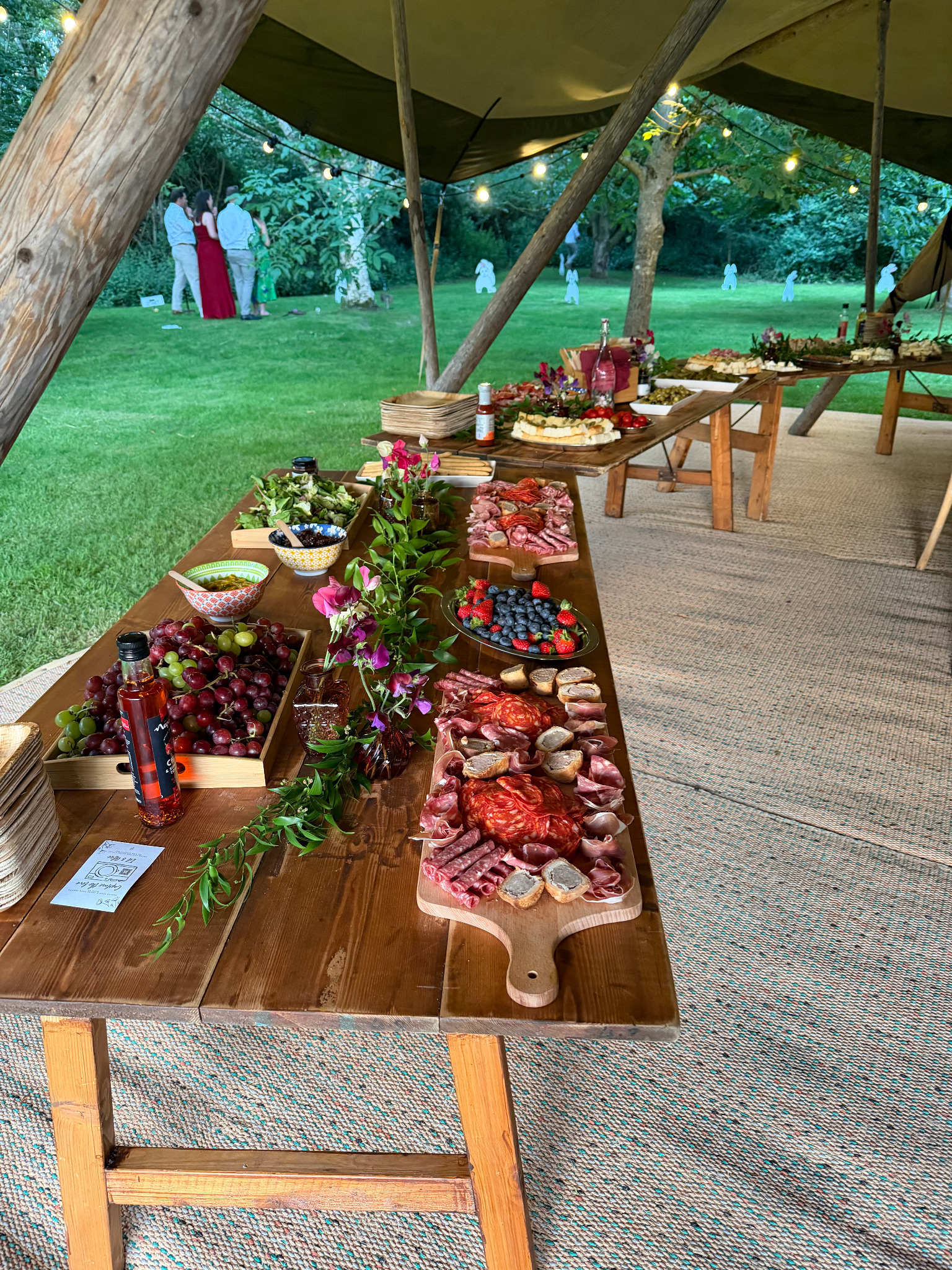 BBQ wedding feast